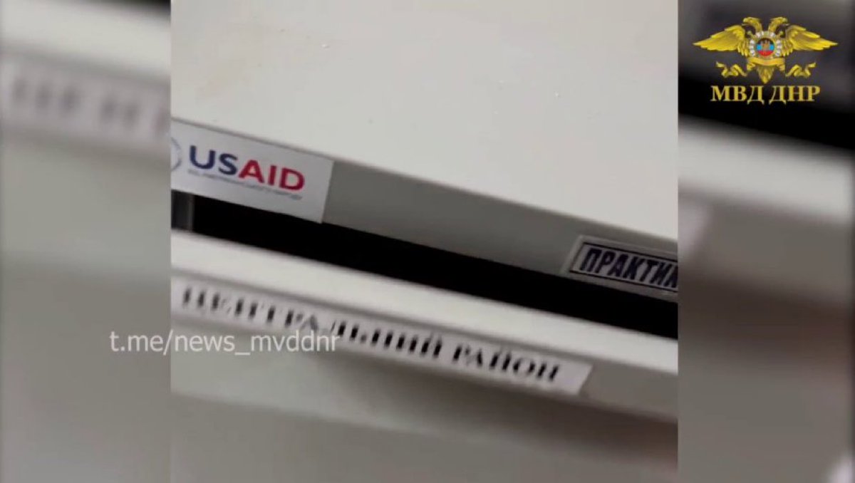MyLordBebo's tweet photo. 🇺🇦🇺🇸USAID sticker on the filing cabinets of the AZOV Battalion … https://t.co/cI8QEYFMXp