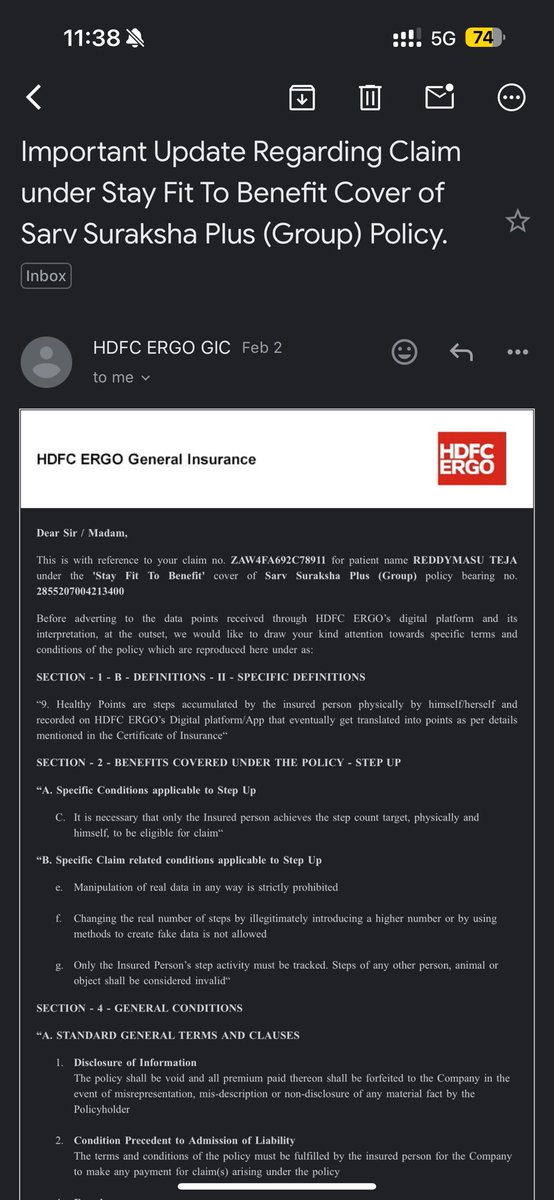 tejareddymasu's tweet photo. #HDFCergo_AppleSCAM #hdfcergoscam
#HDFCERGO@HDFCERGOGIC do something otherwise you have to face consequences @Apple @jagograhakjago https://t.co/Axwjpes4cn