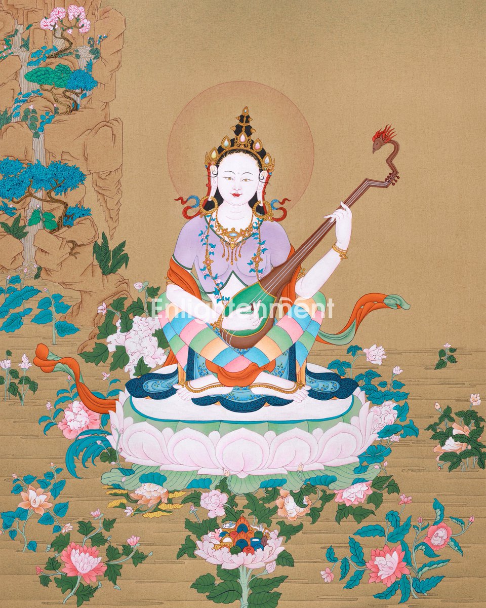 Enlighten88's tweet photo. On this auspicious occasion of Saraswati Puja, may the Goddess of Wisdom and Knowledge bless you with boundless creativity, endless learning, and a heart full of peace. 🌸✨
SKU: 21734
#enlightenmentthangka #SaraswatiPuja #GoddessSaraswati #DivineBlessings #WisdomAndKnowledge https://t.co/zuiN8ngUvi