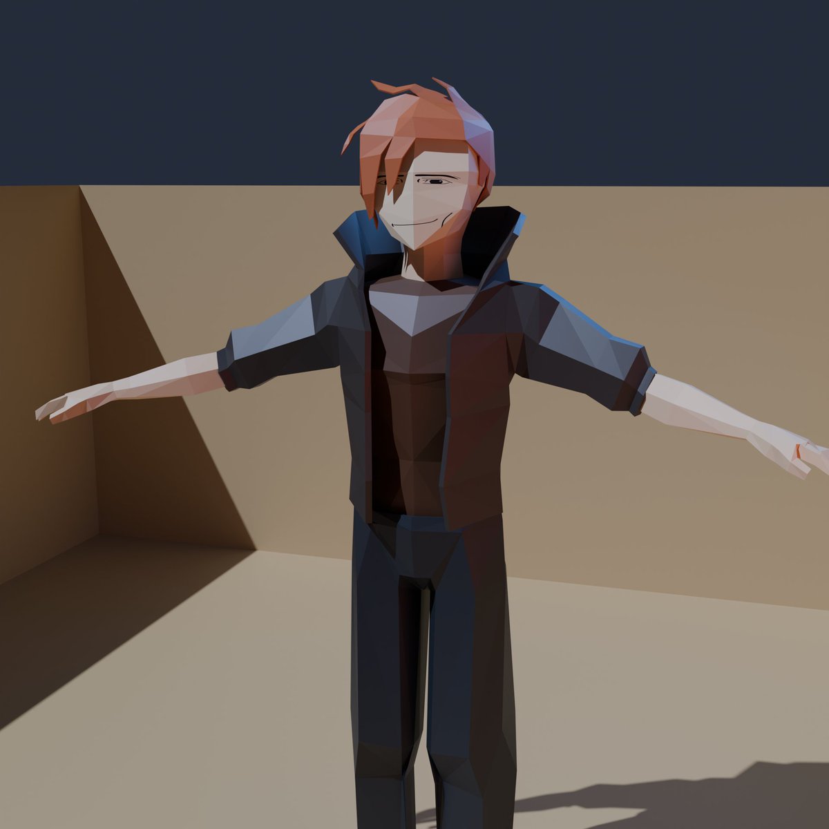lordmaikelvt's tweet photo. low poly 3d of lord michael autism orthega https://t.co/tieaVwhbBI