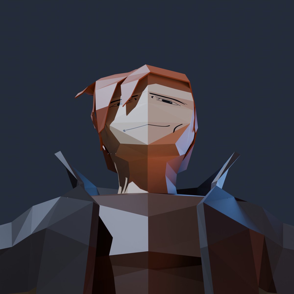 lordmaikelvt's tweet photo. low poly 3d of lord michael autism orthega https://t.co/tieaVwhbBI