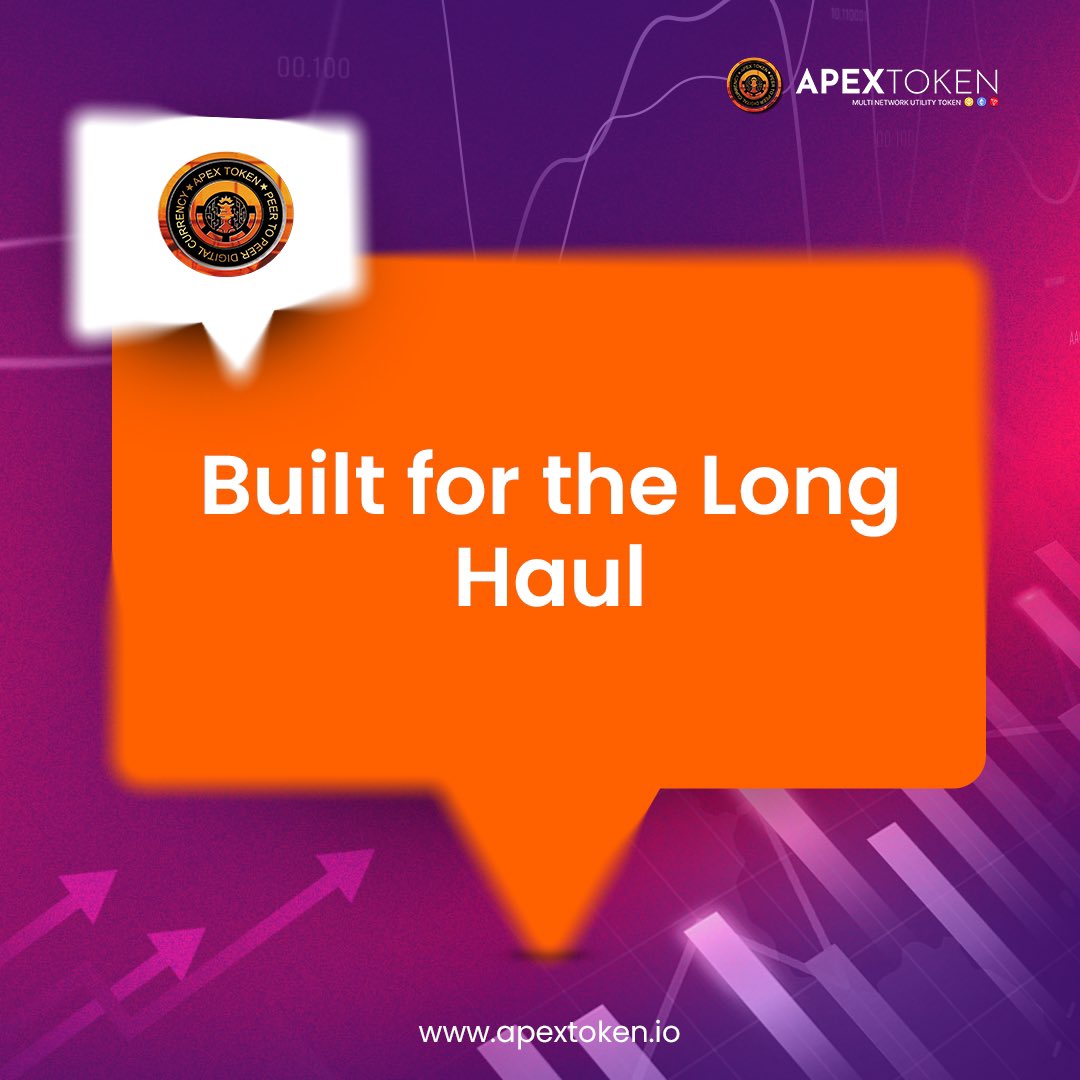 Fortunes aren’t made overnight—they’re built with conviction and patience. We’re here for the future, not just the moment. Stay with us, we’re going places.

#ApexToken #MarketMindset #Resilience