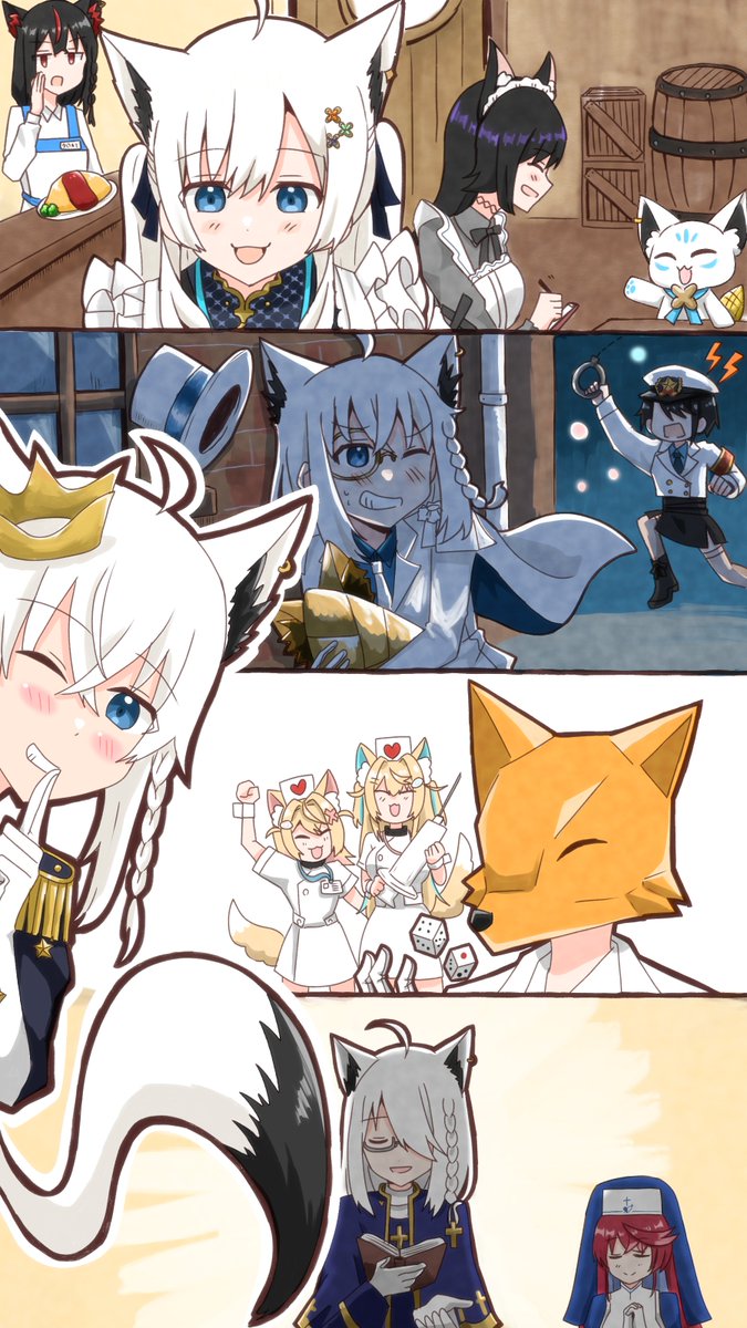 第二回もあると聞いて…!

国王にはいろいろな秘密があるとかなんとか…

#絵フブキ  
#フブキングに捧げる絵画 