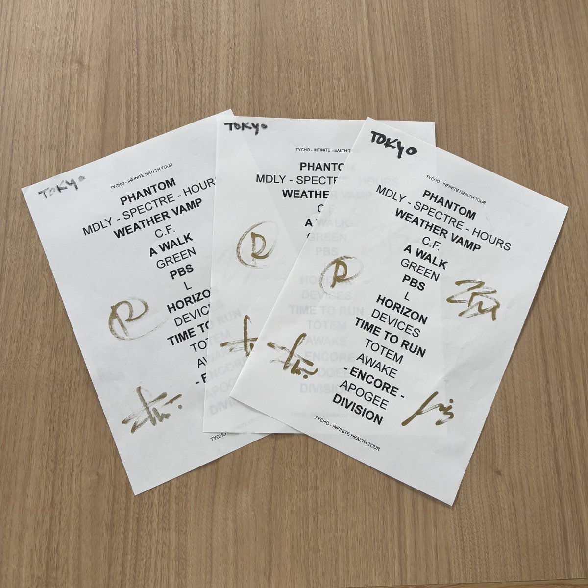 ◢◤ 抽選プレゼント企画 ◢◤ Tycho来日記念！抽選で直筆サイン入り