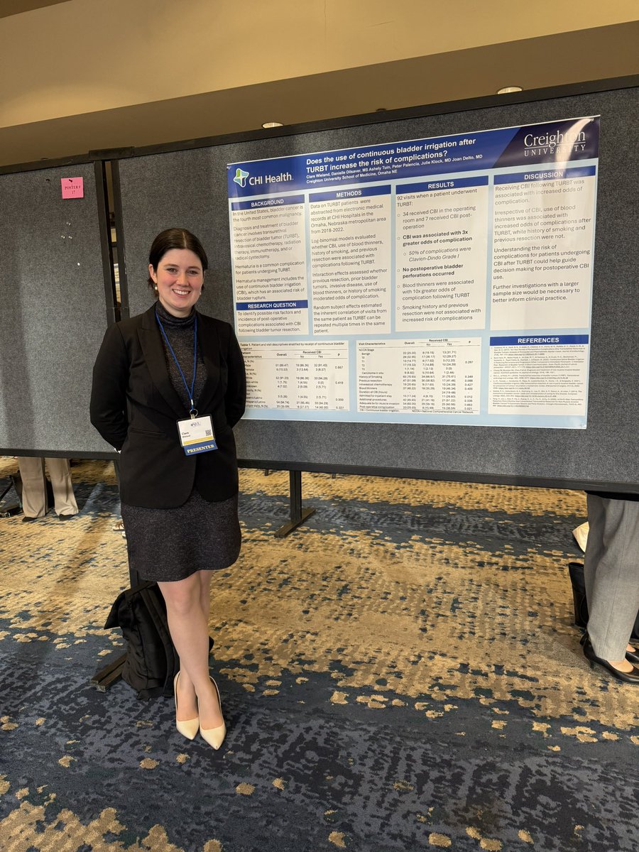 Great to support &amp; spend some time with our superstar @creightonsom student Clare Wieland at <a href="/SWIUorg/">SWIU</a> annual clinical mentoring conference in Scottsdale. This special conference focuses on mentorship, collaboration, and uplifting others. What a wonderful community! <a href="/CreightonUro/">Creighton Urology</a>