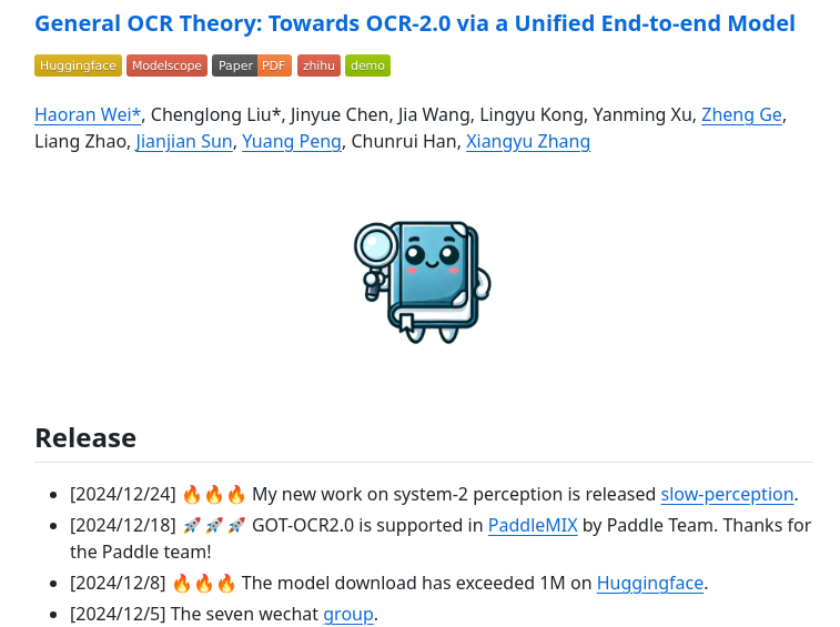 tom_doerr's tweet image. Unified OCR model for image text extraction