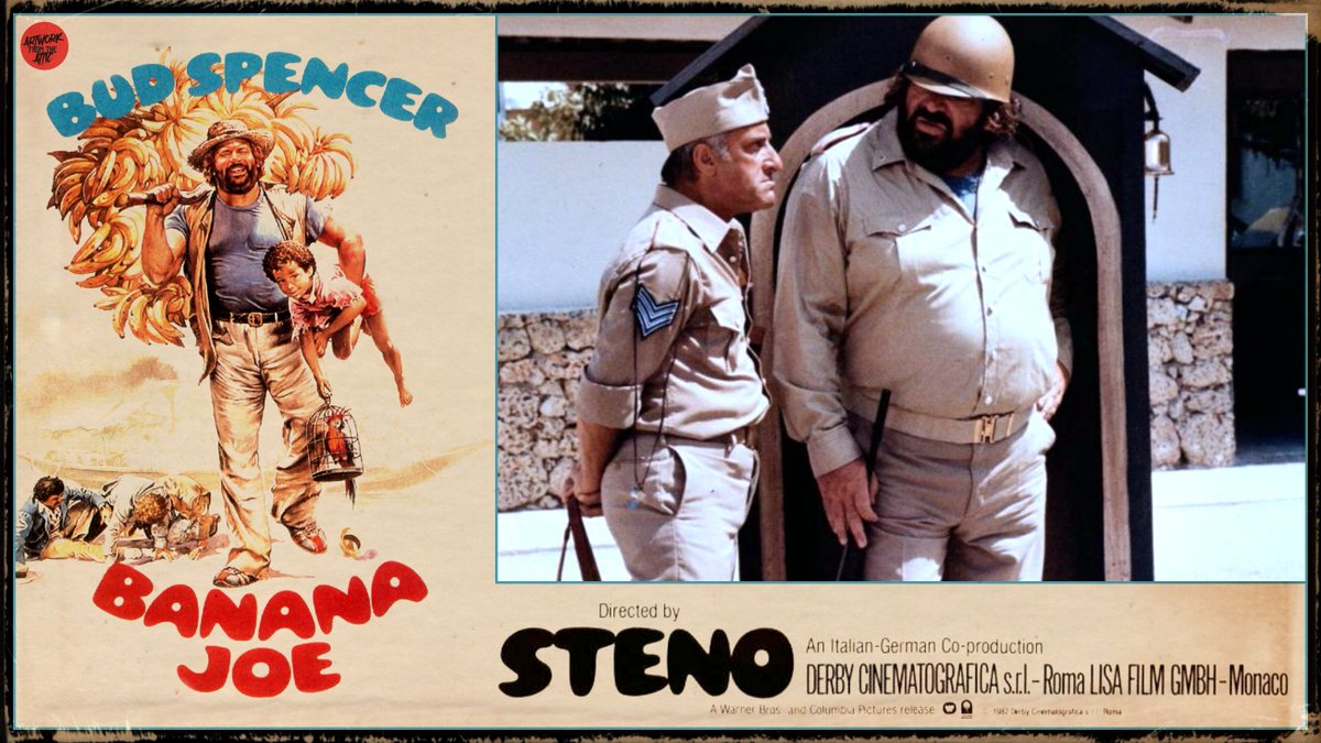 videovampir's tweet photo. "He's big, he's funny, he's... Banana Joe. You'll love him!"
#bananajoe #stefanovanzina #budspencer #80s #artwork #lobbycard https://t.co/qLWnPcsAKd