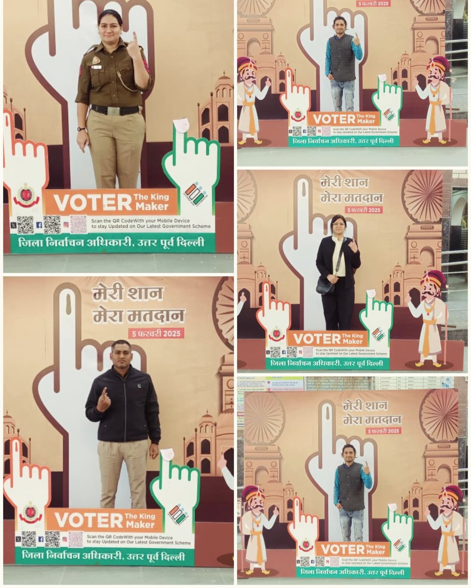 dm_northeast's tweet image. Are you a proud Voter??

Cast ur vote and post ur selfie 🤳 on social media ✨✨

Don't Forget to tag us ✨🙏

Postal Ballot Voting of District North East Delhi on 02.01.2025.

#ChunavKaParv 
#DeshKaGarv 
#GeneralElection2024 
@CeodelhiOffice
@ECISVEEP