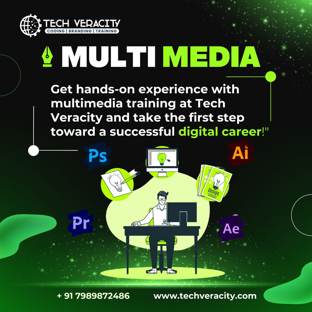 tech_veracity's tweet image. Unlock Your Creative Potential with an offline course at TECH VERACITY!
.
📞 Contact Us: +91 7989872486
📍Reach Us: DNO:12-5-1 Sangeeth Sagar Complex, 2nd Floor, Opp.Titan Show Room, Beside KFC, Main Road, Kakinada
#techveracity #multimediatraining #creativeskills #graphicdesign