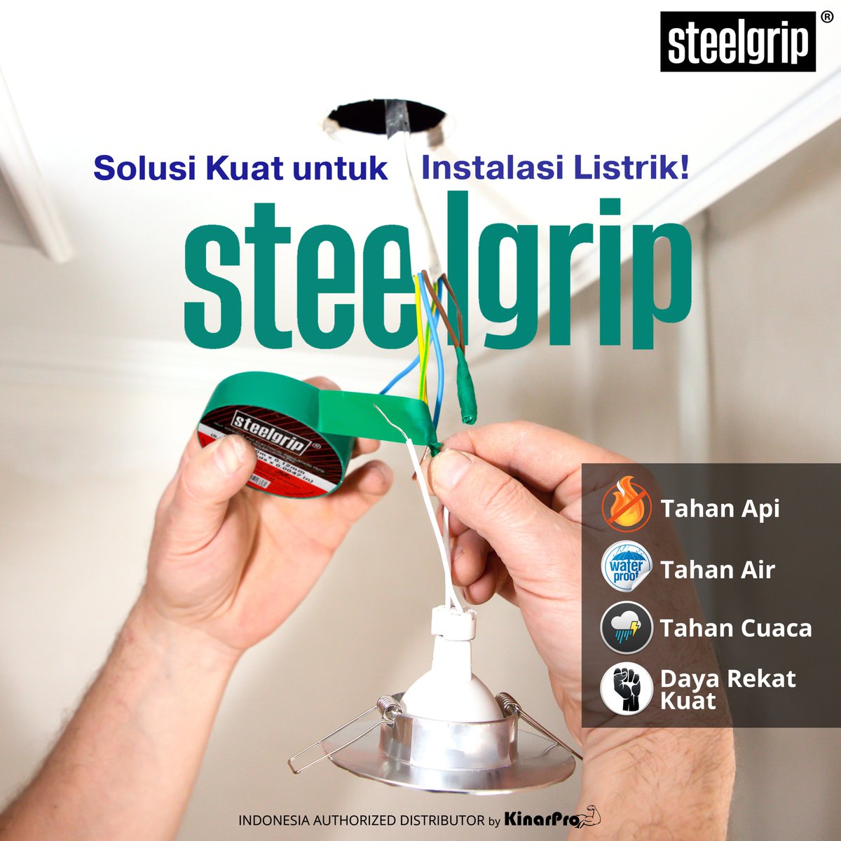 AralditeId's tweet photo. 𝐬𝐭𝐞𝐞𝐥𝐠𝐫𝐢𝐩: Solusi Kuat untuk Instalasi Listrik!
✅ Tahan Api
✅ Tahan Air
✅ Tahan Cuaca
✅ Daya Rekat Super Kuat

💪 𝐬𝐭𝐞𝐞𝐥𝐠𝐫𝐢𝐩 – Pilihan Tepat, Keamanan Total.

#SteelGrip #KeamananListrik #PilihanTerbaik #listrikaman #steelgrip #lakban #isolasi #isolasilistrik https://t.co/VUHnEYvjOC