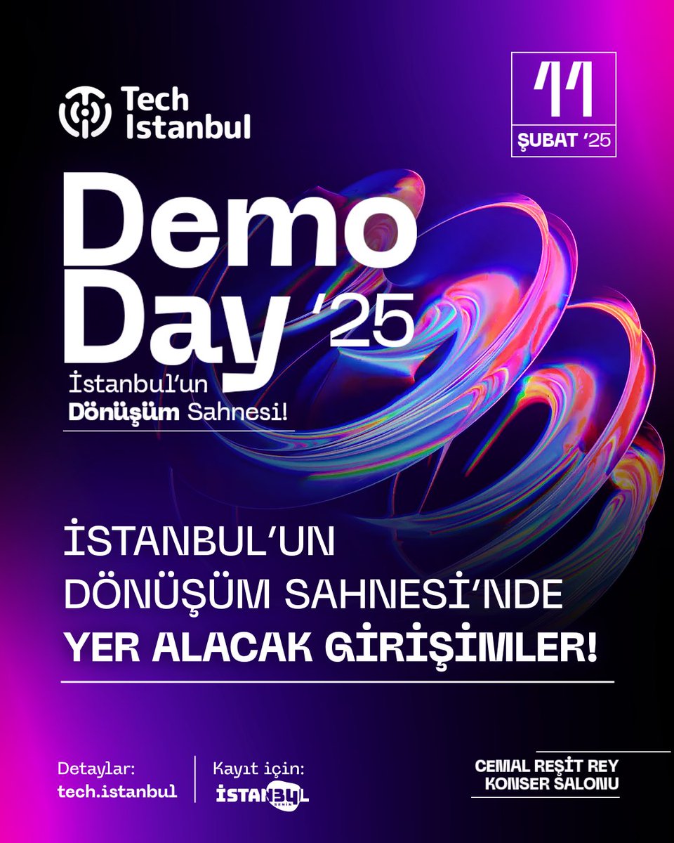 Heyecan dorukta! Tech Istanbul Demo Day 2025'te hangi 18 girişim sahneye çıkacak?
 
🎤 İşte İstanbul'un Dönüşüm Sahnesi'ne yer alacak girişimler:
 
 <a href="/abonesepeti/">Abone Sepeti</a> 
 <a href="/airqoon/">airqoon🔍</a> 
 All IoT Teknoloji
@AspowerEnerji 
<a href="/ayvos_/">AYVOS</a> 
<a href="/B2Metric/">B2Metric</a> 
 
Tüm girişimleri öğrenmek için bizi takipte