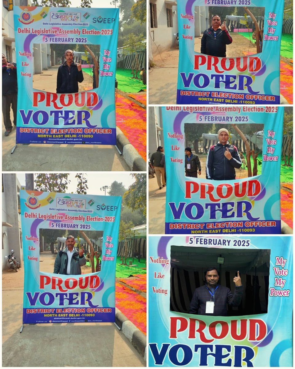 dm_northeast's tweet image. Are you a proud Voter??

Cast ur vote and post ur selfie 🤳 on social media ✨✨

Don't Forget to tag us ✨🙏

Postal Ballot Voting of District North East Delhi on 02.01.2025.

#ChunavKaParv 
#DeshKaGarv 
#GeneralElection2024 
@CeodelhiOffice
@ECISVEEP