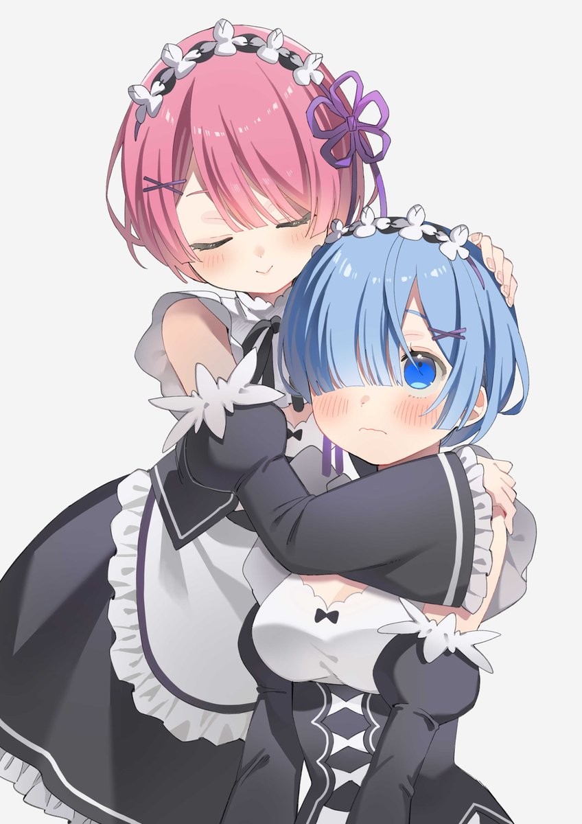 ラムレム #イラスト #リゼロ