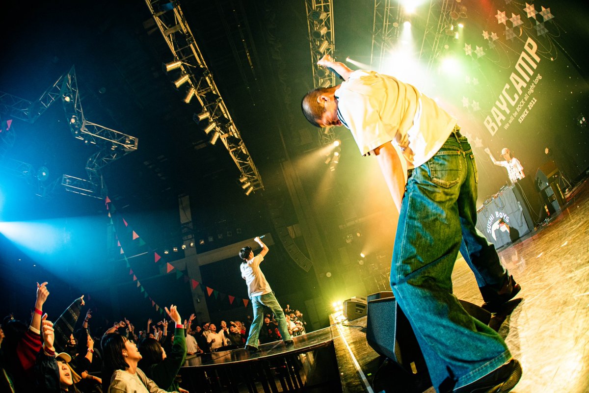 BAYCAMPofficial's tweet photo. 【BAYCAMP202502 -ライブフォト📷】   
[CITTA' STAGE]     

SUSHIBOYS
@sushiboys350 

Photo by Takahiro Moriyama
@takahirom__cam

#SUSHIBOYS #BAYCAMP202502 #BAYCAMP202502_フォトギャラリー #BAYCAMP #ベイキャンプ https://t.co/iNY7wwhCjX
