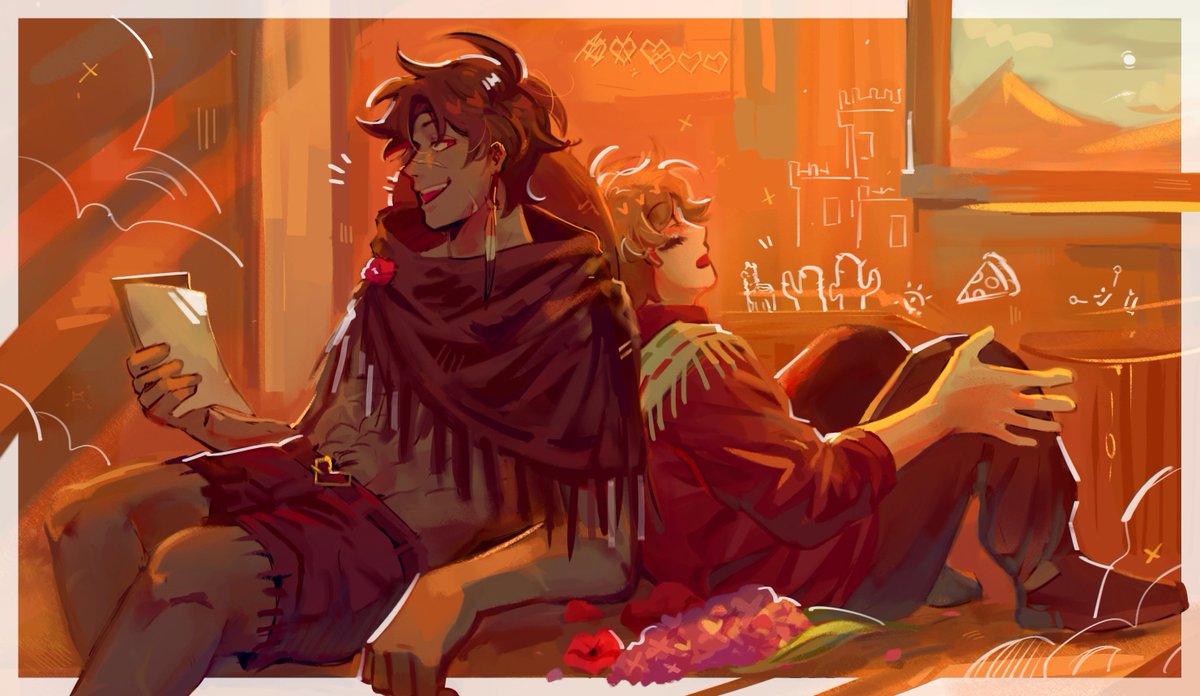 🏜️🎨🔆
#desertduofanart #thirdlifefanart