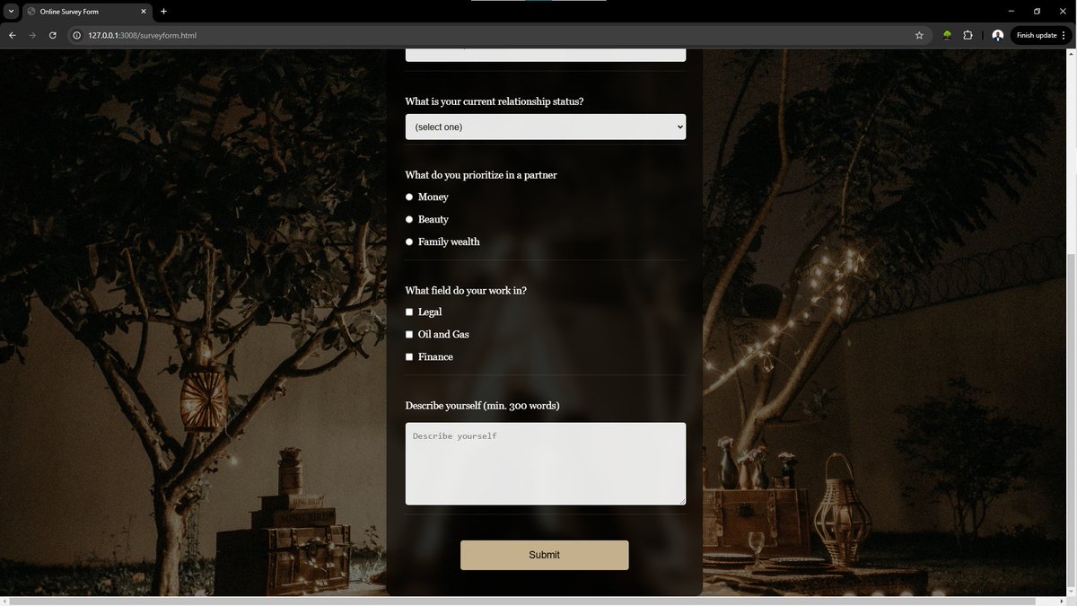 guscodeit's tweet image. Responsive Dating Camp Form ___ HTML/CSS. 

styling and html in thread.

#webdeveloper #html #css
