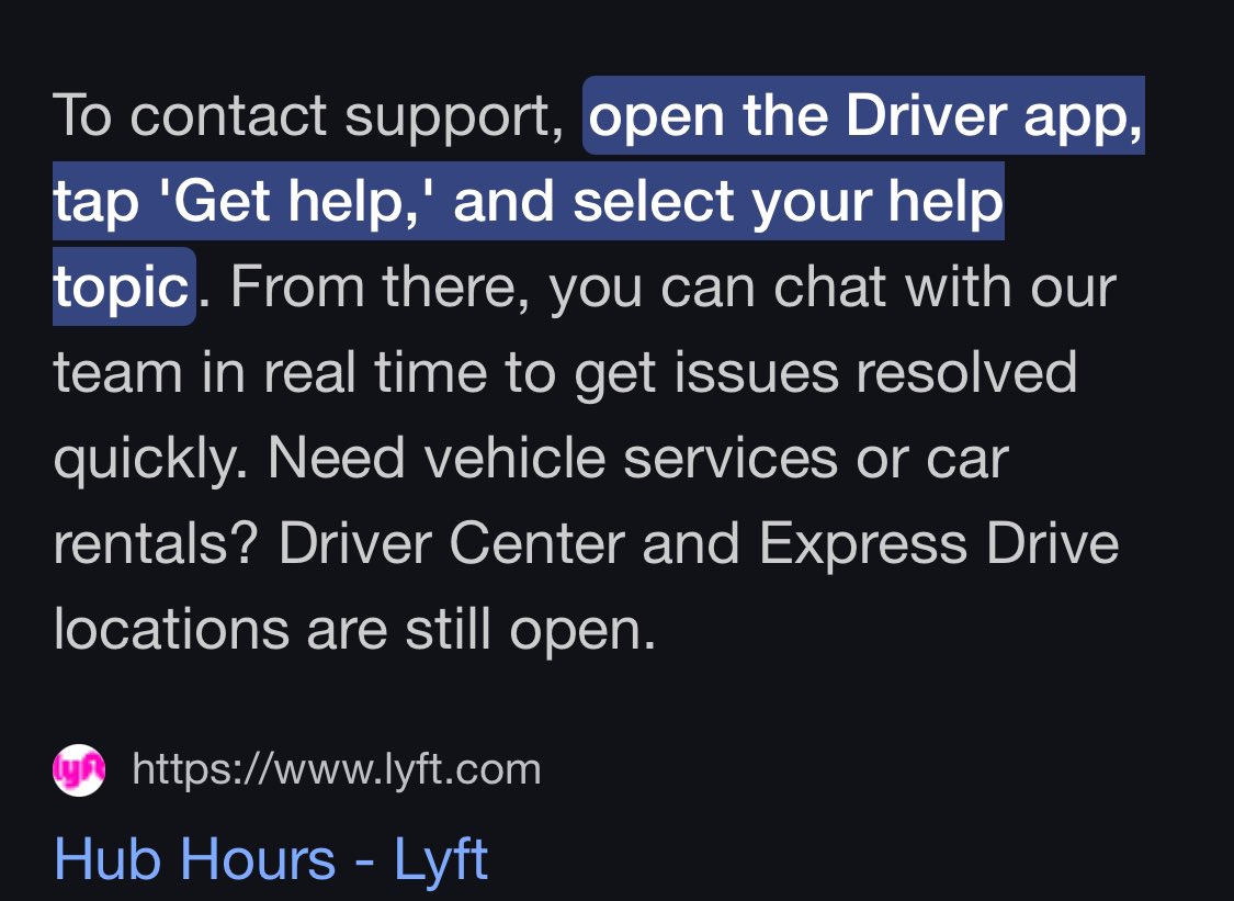 KSWest3's tweet photo. .@lyft  @AskLyft why can I no longer chat with anyone even though your website states we can chat with someone in real time.  I have an issue the app is not helping with. https://t.co/vCiFG0zVjm