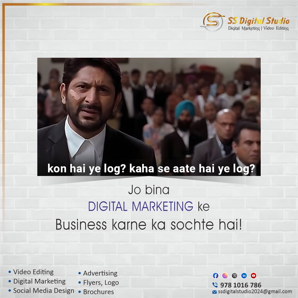 SSDigital0786's tweet photo. Elevate your brand’s presence with strategies that inspire growth and drive impact. Partner with SS Digital Studio and see the difference.

#ssdigitalstudio #creativedesigns #videoediting #creativeart #DigitalMarketing #Branding #creativeagency #SEO #ytstudiohighlights #ytstudio https://t.co/lxqoHYKsh8