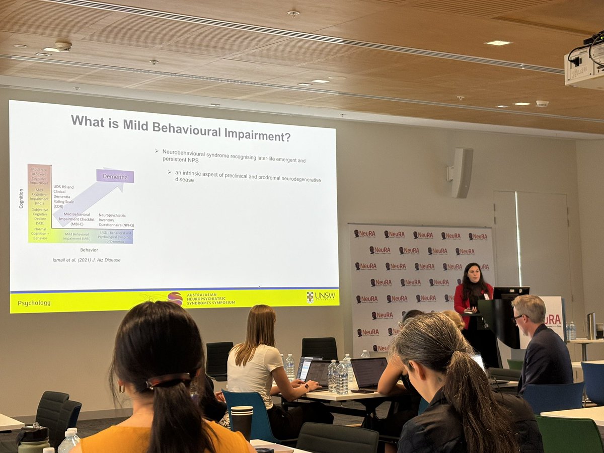 Dr Moyra Mortby and Prof Henry Brodaty among the speakers today at #ANSS, the inaugural Australasian Neuropsychiatric Symptoms Symposium.

Neuropsychiatric symptoms in older age are key markers of poor outcomes.

Thanks <a href="/ISTAART/">ISTAART</a> for funding to support this important conference.