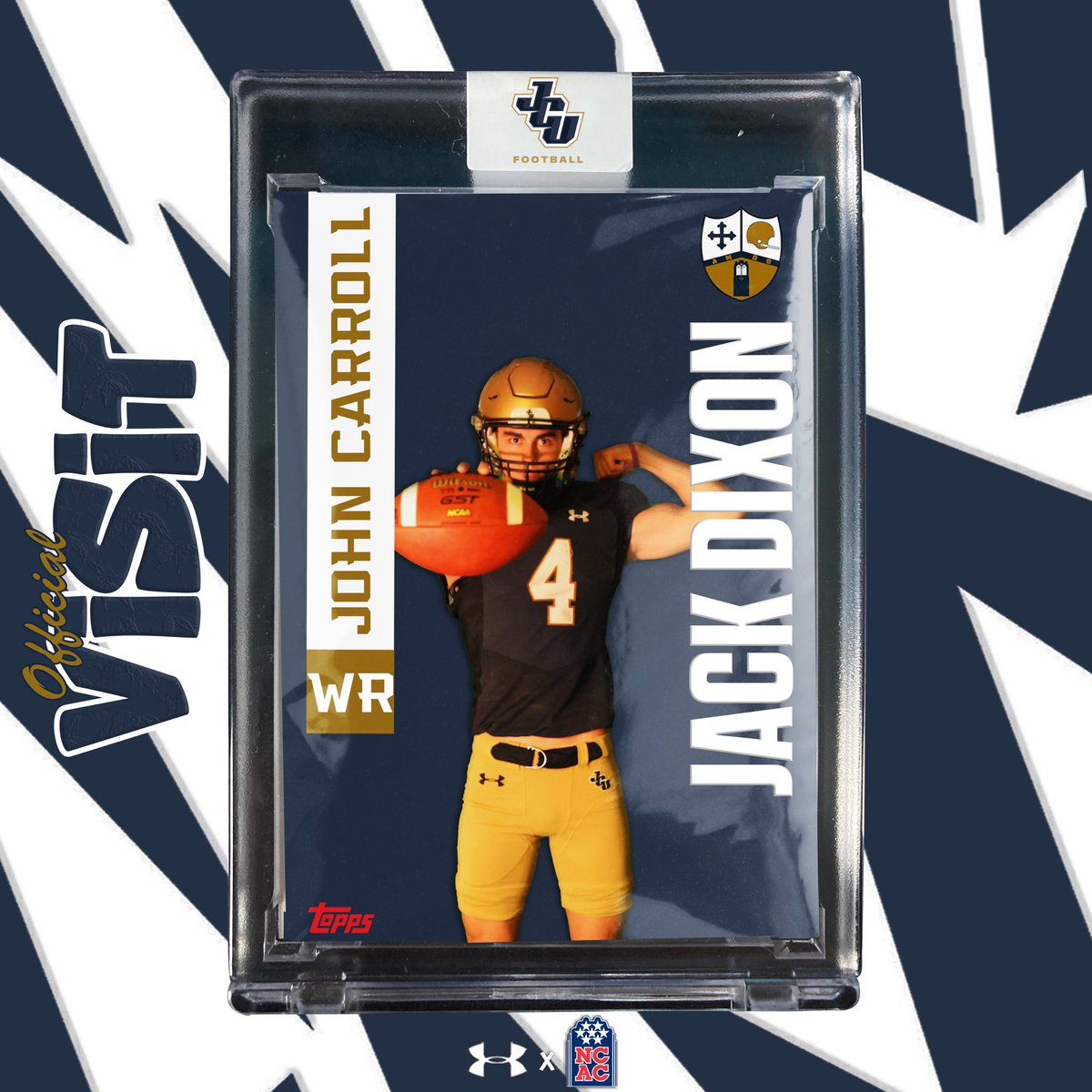 jack4dixon's tweet photo. After a great visit with the coaches and players @JCUFootball, I am beyond grateful to have received an offer to continue my athletic and academic career at John Carroll University!
@Jeff_Behrman
@FBCoachTJ 
@DemonsFTBL https://t.co/1nFDr9bpX5
