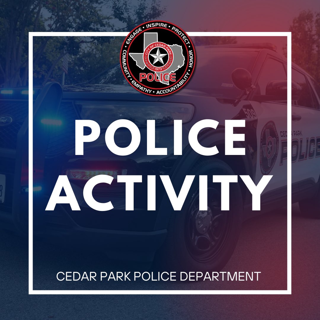Cedar Park Police tweet media