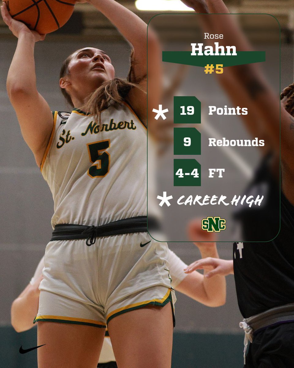 St. Norbert College Women’s Basketball tweet media