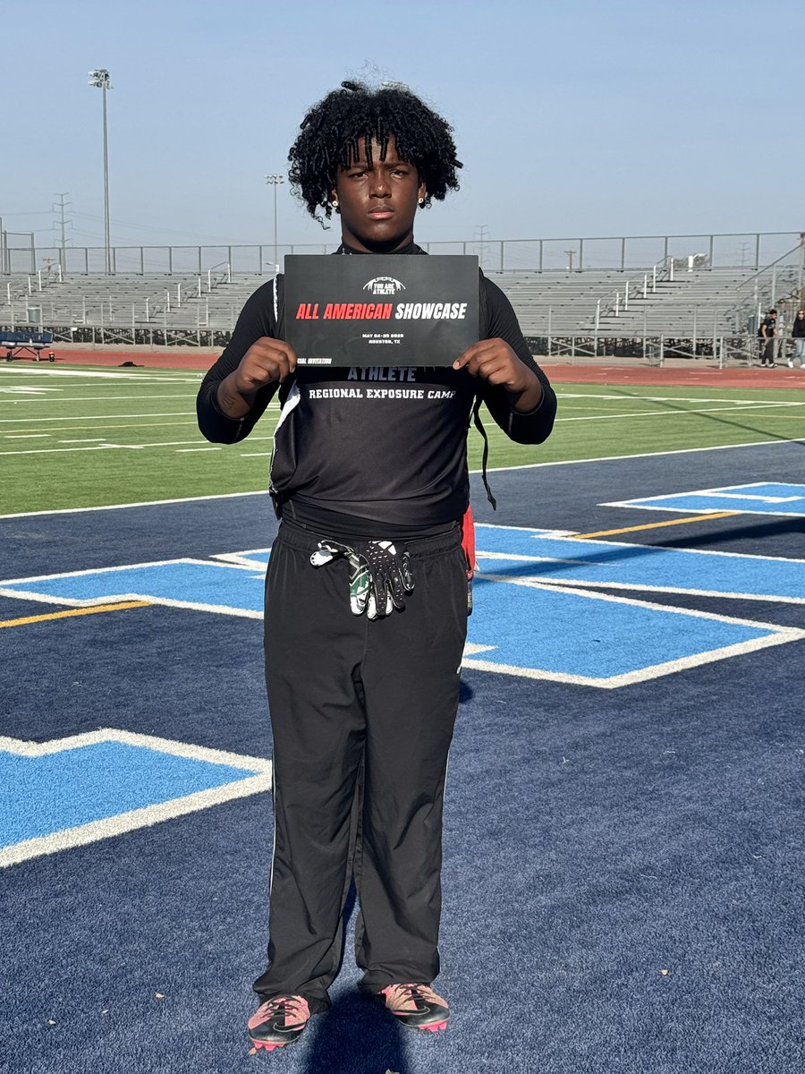 OmariBrookss's tweet photo. Thank you @youareathlete @ShockDoctor @ncsa for inviting me and letting me showcase my talents and abilities at the YAA camp in Phoenix Arizona! See you in houston! https://t.co/R4g4JUgeqc
