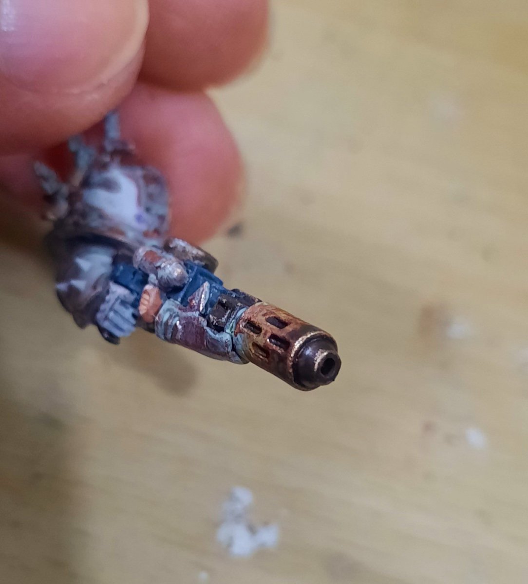 PPPointyEars's tweet photo. First time painting a Death Guard meltagun 🥰

#DeathGuard #Astartes #HereticAstartes #Chaos #ChaosSpaceMarines #Warhammer40K #W40K #Wh40K #40K #Warmongers #PaintingWarhammer #PPPointyEars #OnePageRules #GrimdarkFuture https://t.co/RXiUpH97kx