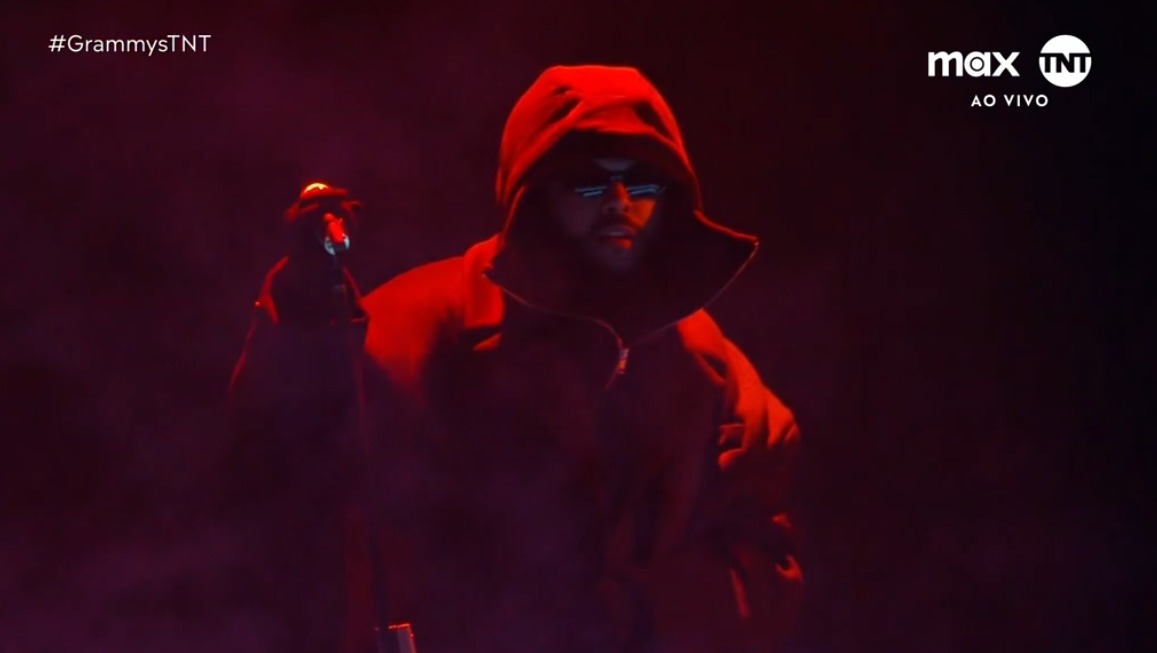 SiteTheWeekndBR's tweet image. MEU DEUS DO CÉU! The Weeknd no palco do #Grammys!