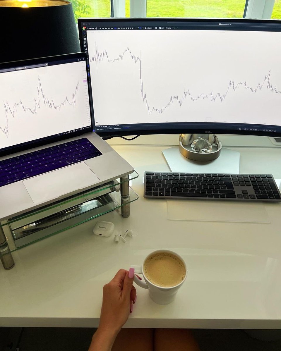 Coffee, charts &amp; no distractions ✨ \n\n“You must separate yourself from distractions, if you don't, then your distractions will separate you from everything you want in life”.