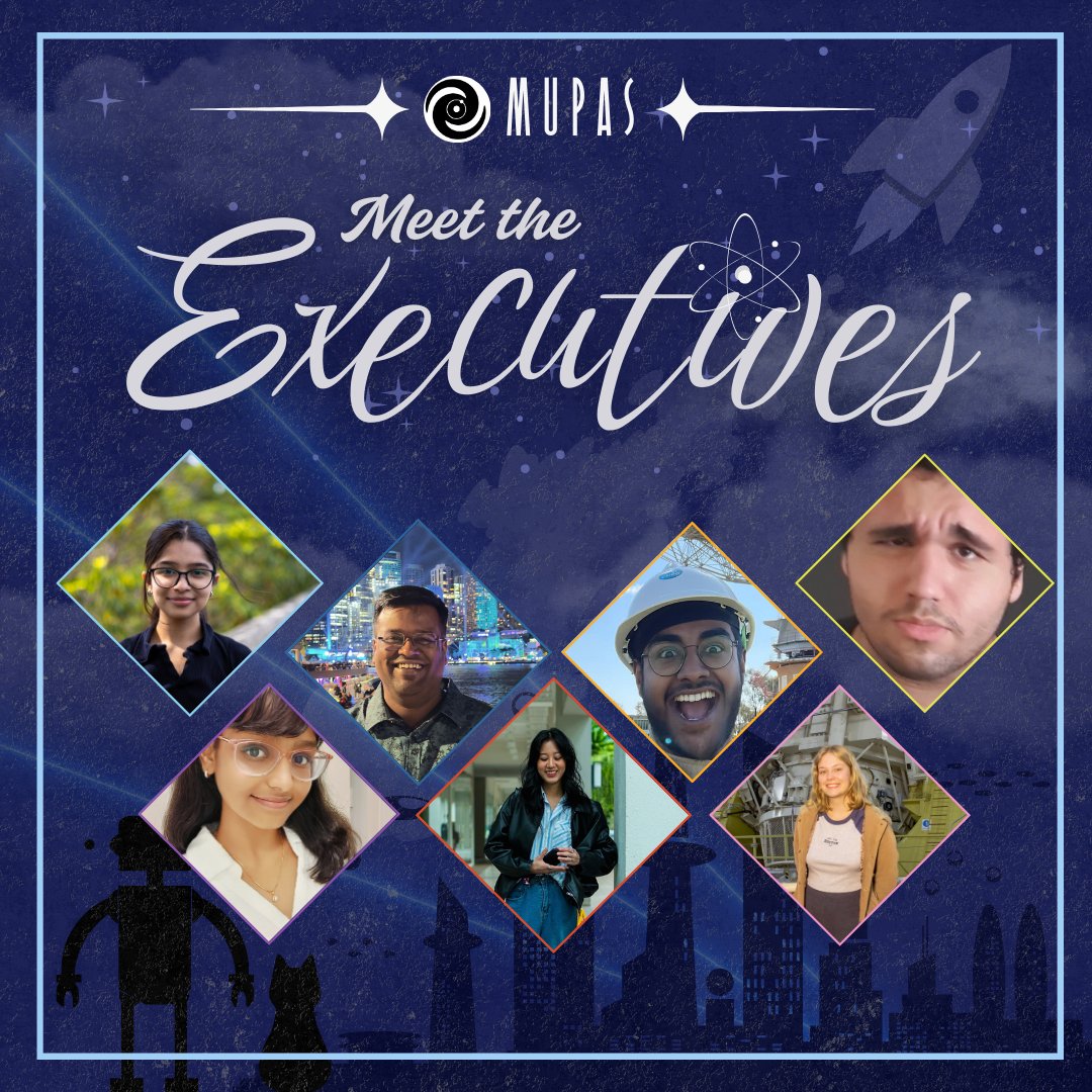 Hey MUPAS! Welcome to an exciting "Session 1 of 2025!" 🎉📷   

Here's the first look at the team of executives who will be running the "Macquarie University Physics and Astronomy Society" (MUPAS) in 2025!  

We look forward to seeing everyone at the upcoming events this year!