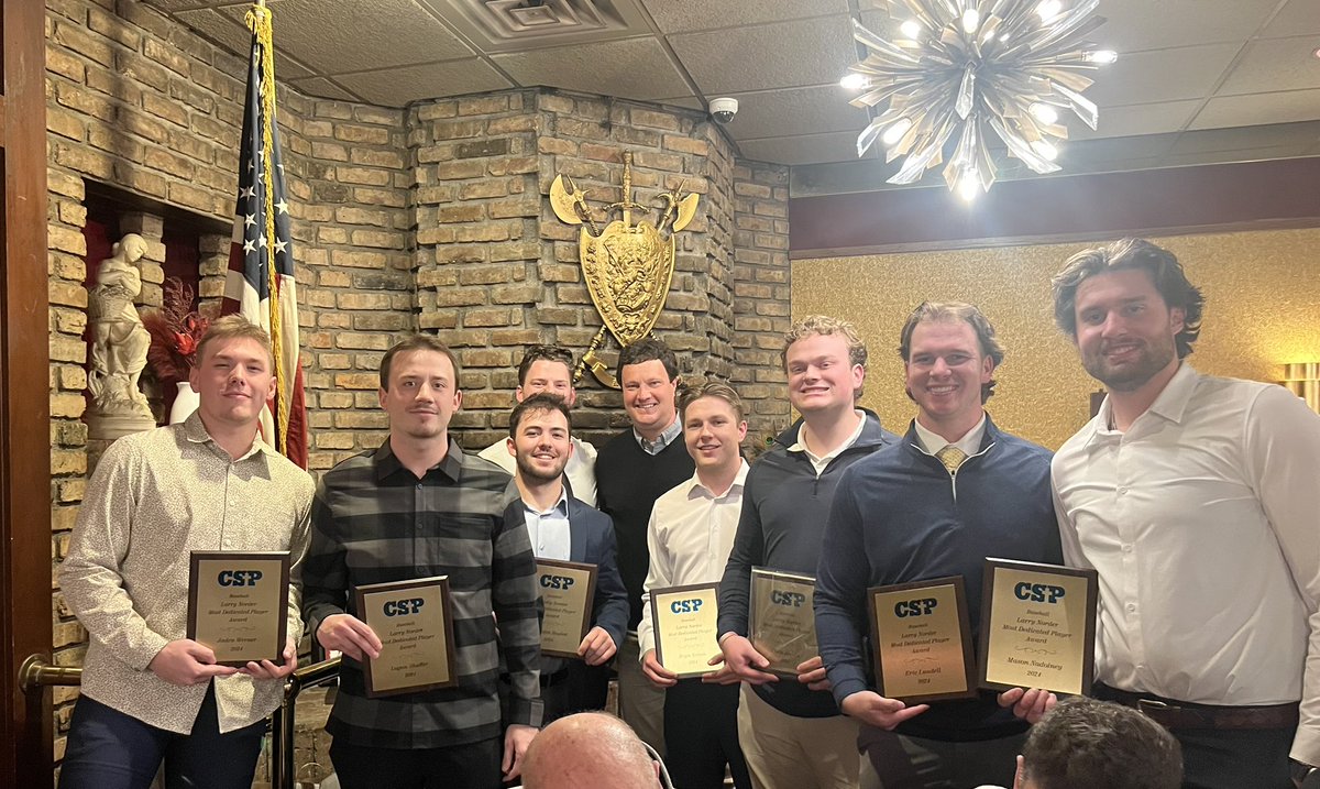 Congrats to our 2024 senior class the winners of our annual Larry Norder most dedicated player award