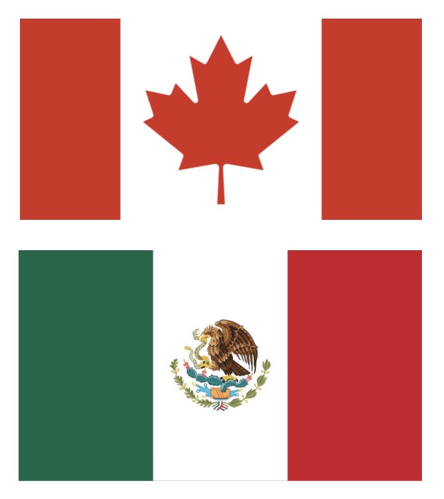 chriscmartell's tweet photo. This American stands with México and Canada. #endthetariffs https://t.co/A7sPMjMkLk