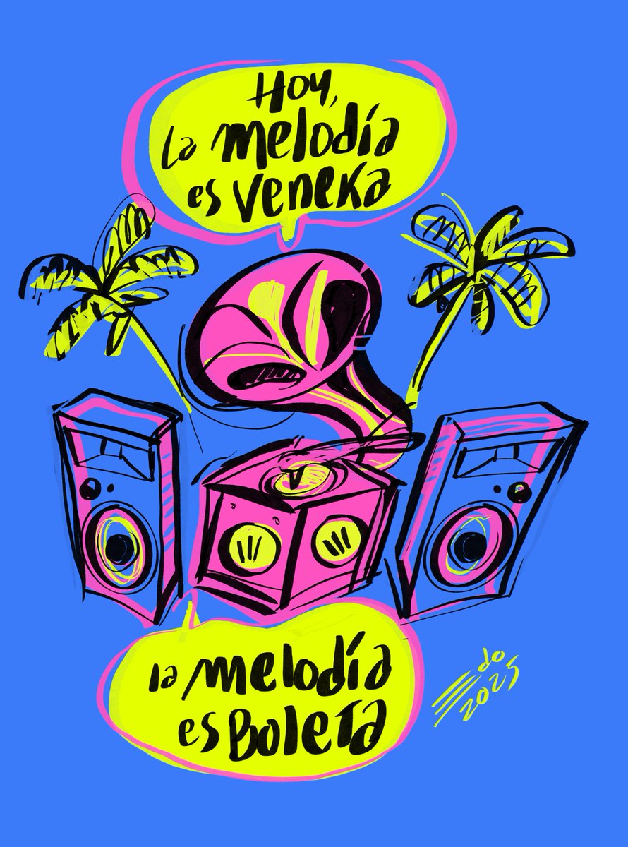 Hoy la alegría es VENEKA, la alegría es BOLETA 
¡Y todos traemos las cornetas!
¡Grande <a href="/Rawayana/">RAWA</a>! 
 #Grammys2025 #GRAMMYs #rawayana