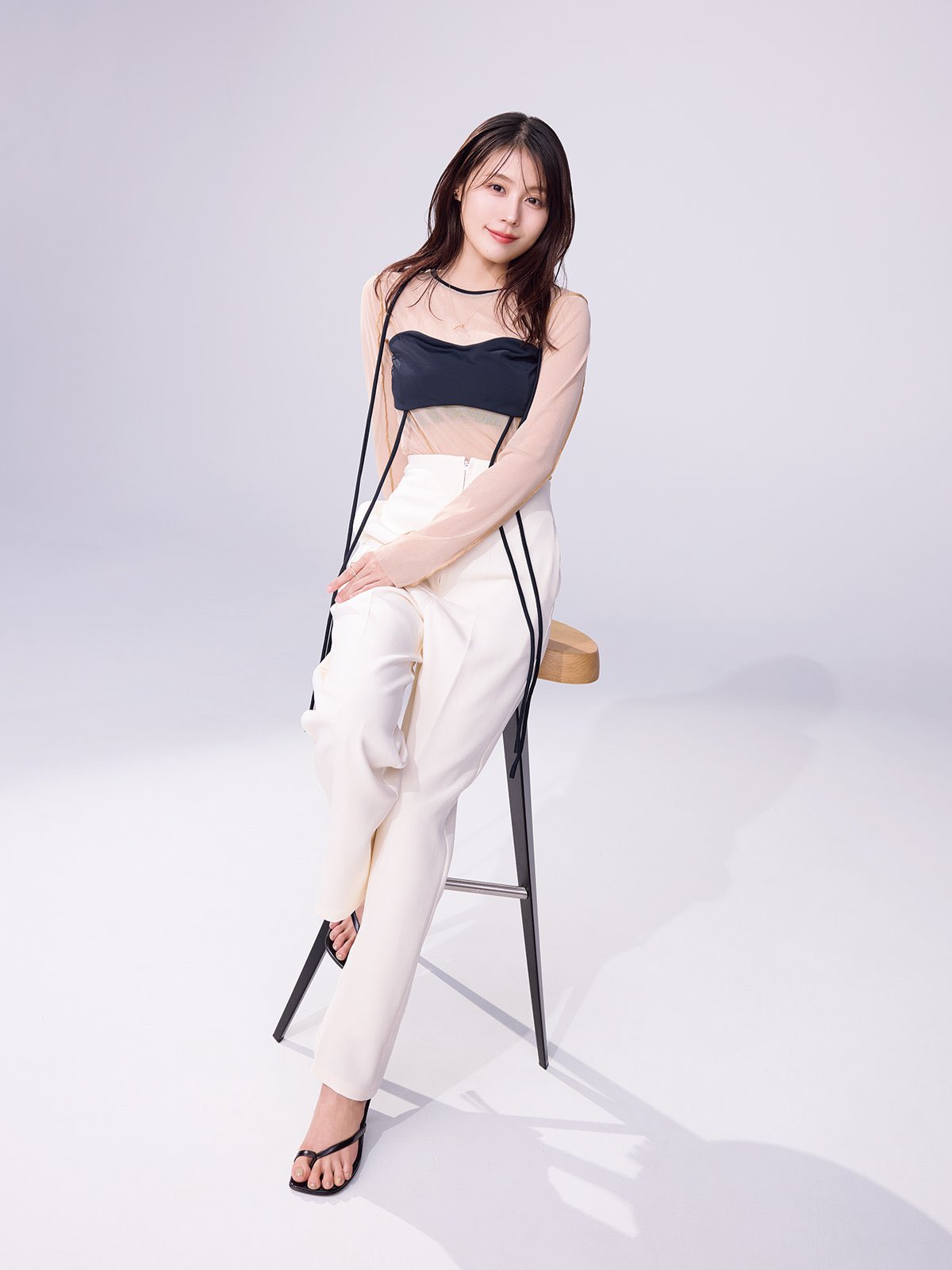 有村架純　Tシャツ　Lサイズ あいつのシルエット / あらゐけいいち ( kumomadori )の