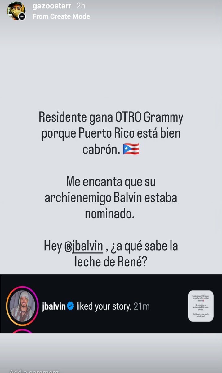 Lo Leyó. JAJAJAJAJAJA

Balvin, ¡MAMABICHO!