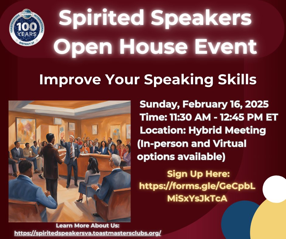 District 27 Toastmasters tweet media