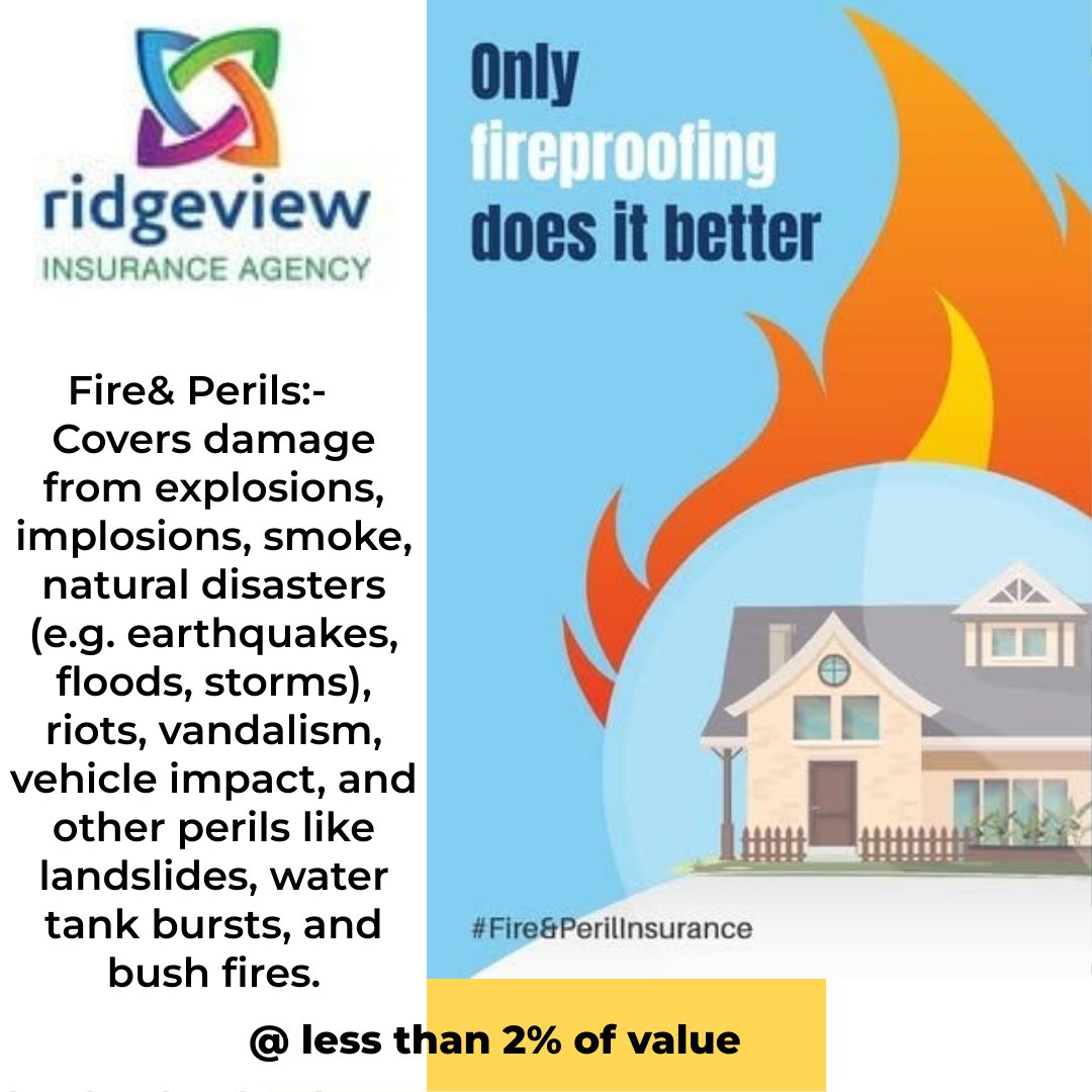 RidgeViewGZ's tweet image. 🔥 Protect What Matters Most! 🔥

Imagine this: You’ve built your dream home or business with years of hard work. Then, out of nowhere— fire, floods, or a freak lightning strike threaten to take it all away. Scary, right? 😨
#RidgeViewInsurance