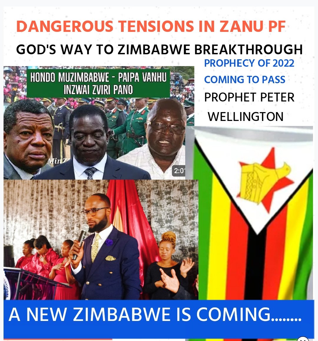 ProphetPeterWel's tweet photo. NEW ZIMBABWE COMING : UNSTOPPABLE EVENTS, GOD'S WAY OF DOING THINGS. LET'S PRAY FOR ... (full message on YouTube) https://t.co/YEW1wDNVi9
