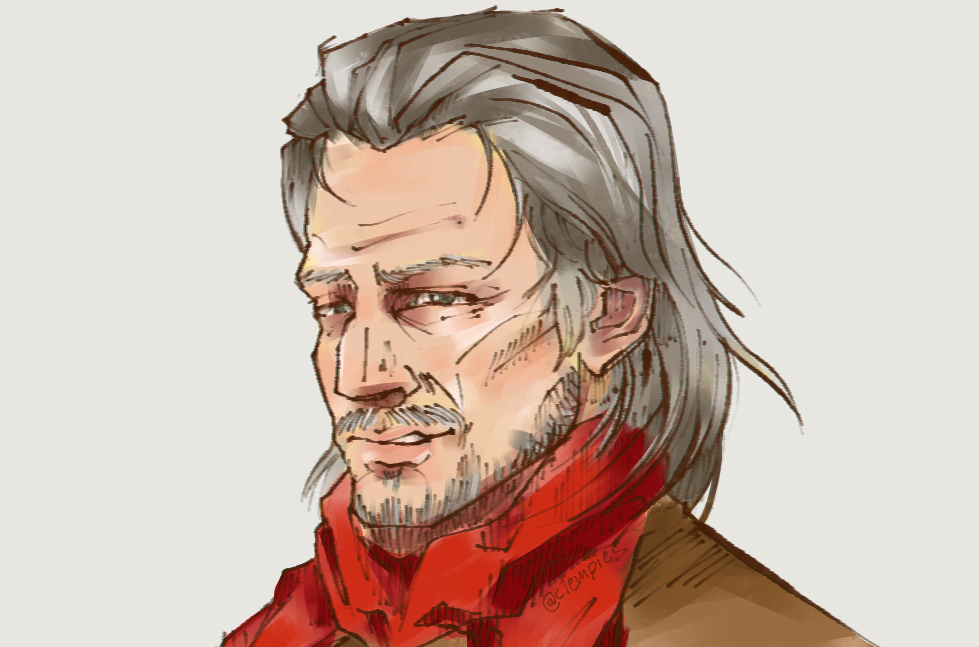 c1empies's tweet photo. i love when twink death hits him (trying out a new brush) #MGSV #MGS https://t.co/kQu7Fwuaxb