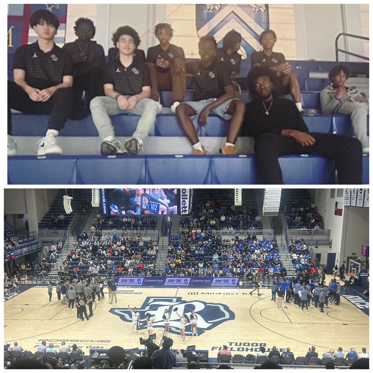 The Longhorns had another great outing on today checking out the Rice and Memphis🏀game. Thank you <a href="/RiceMBB/">Rice Men’s Basketball</a>  for giving us the opportunity to experience a great atmosphere and game.