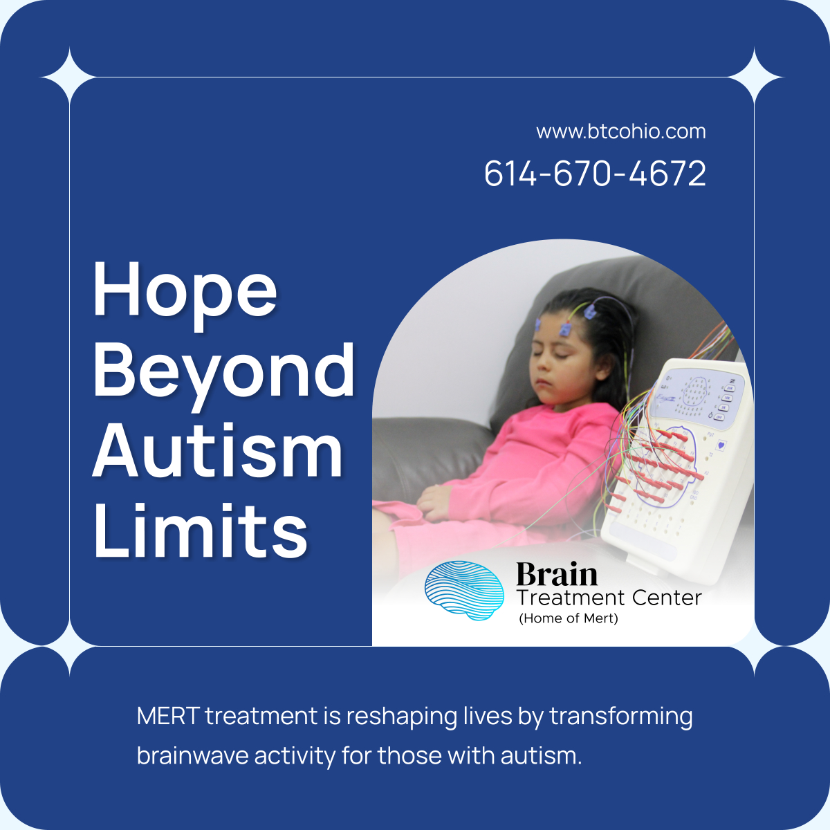 brain_tmc's tweet image. Break barriers with our MERT treatment for Autism Spectrum Disorder. Discover how brainwave analysis helps reshape lives through personalized neurological care. Call us today! 

#MainevilleOH #NeurologicalClinic #AutismSupport