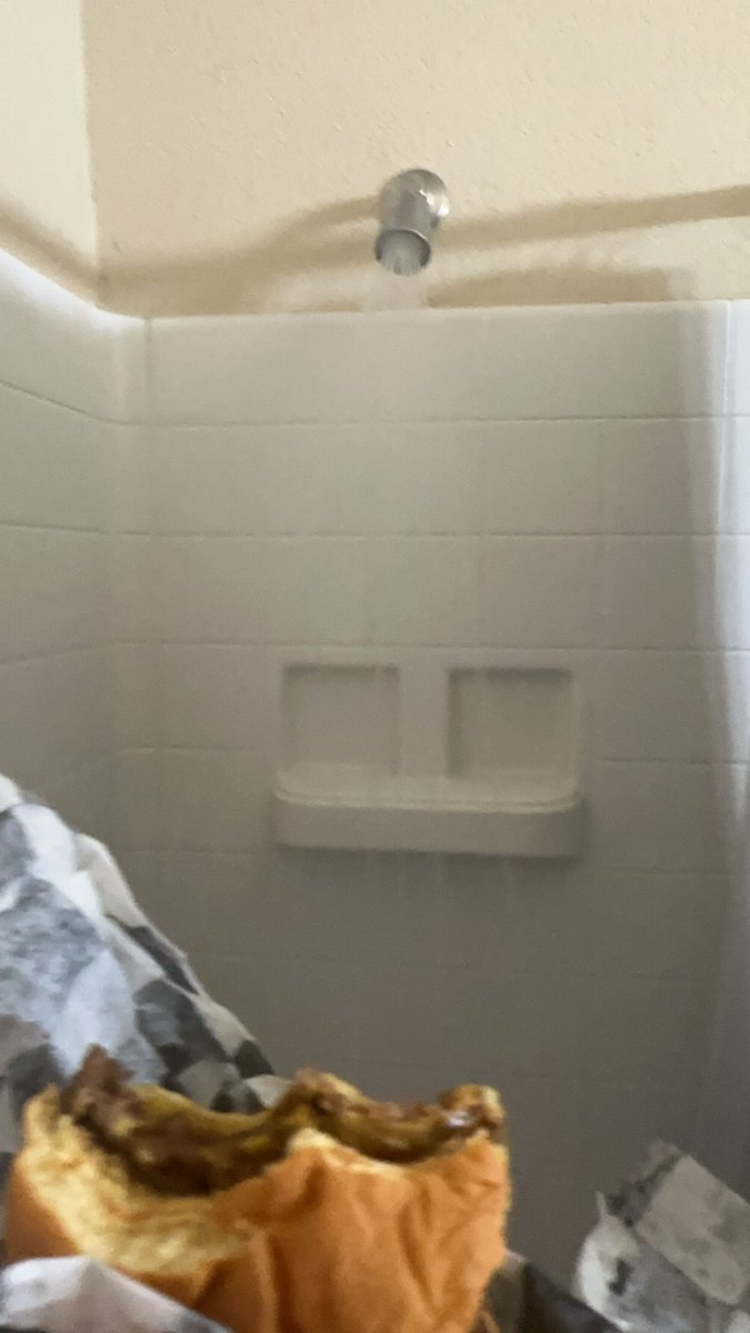 Shower burger #ohyeah #yummy #8inchesandthick