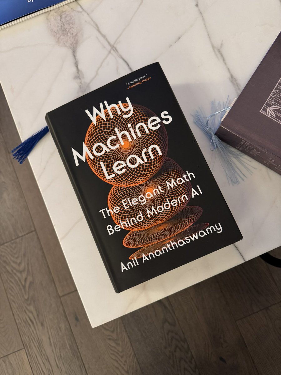 HamzaAk_en's tweet photo. I spent a nice weekend with this book. If you are curious about the mathematical beauty behind the models that you use everyday, this book is going to keep your mind entertained. ❤️ https://t.co/hf6giJDcd1