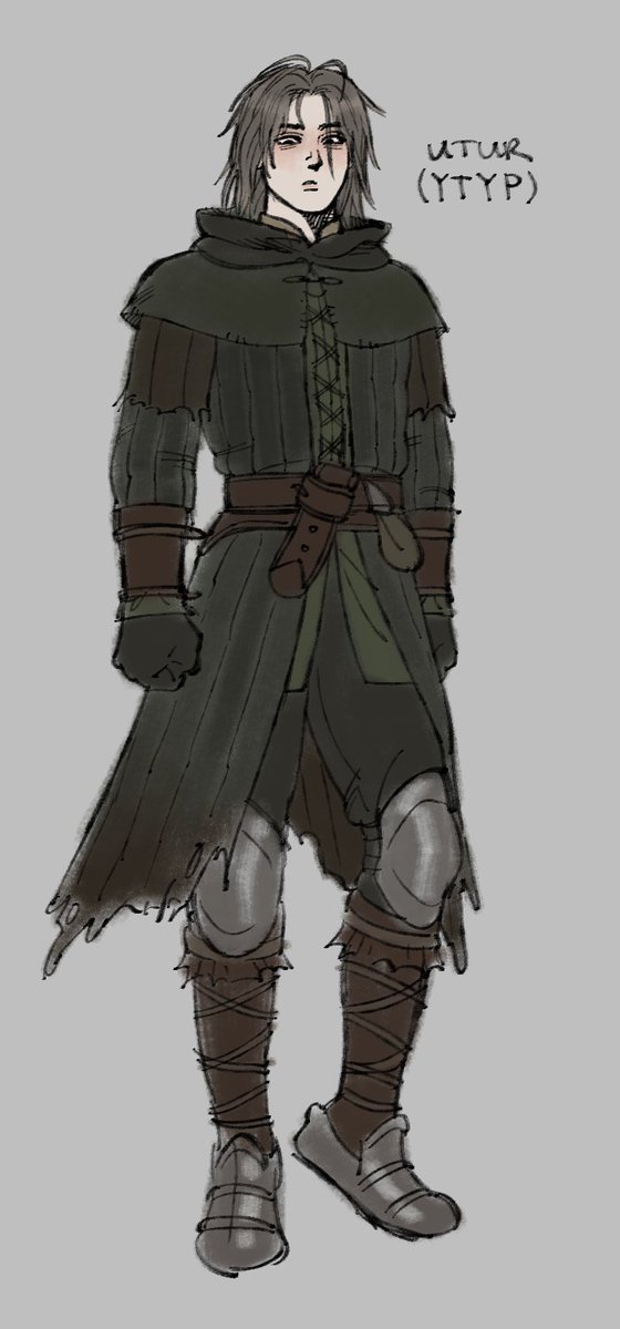 yolkqu's tweet image. Started DS1 for the first time in my life here's my noob guy