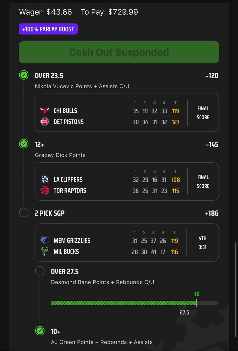 Jhattrick4's tweet photo. @Matthewp07 Let’s go Matt needed it 🧹🧹🧹 https://t.co/QhODbp4CfA