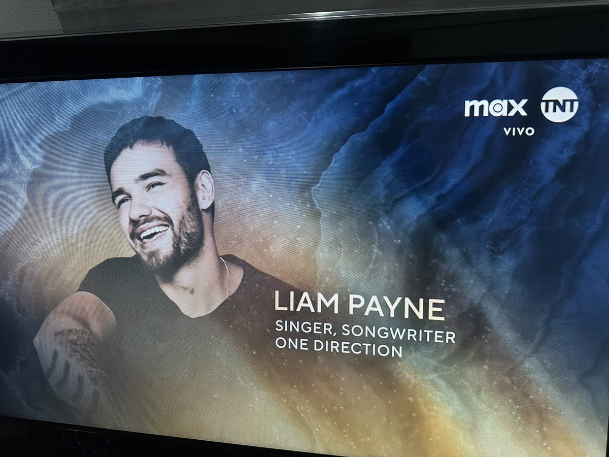 ArathSure's tweet photo. Liam Payne in the in memorial segment of the #Grammys2025 https://t.co/HLhvC9AU6B
