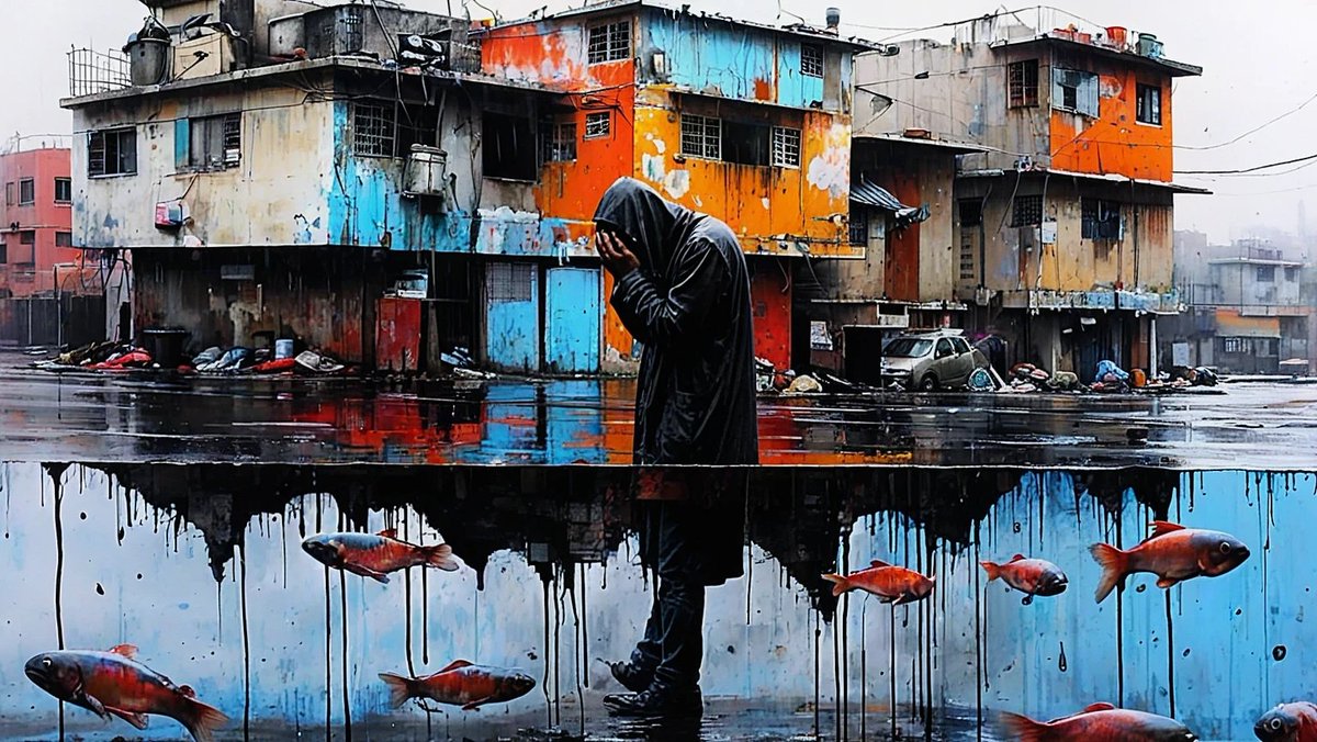 OneStrangeW's tweet image. Puerto Rico 2017
After the Storm
Hurricane María
#AIart 
#ProStyle
@dzine_ai 
Made with Dzine, Pro-Style (Fine-Tuned, Trained Model)
#HurricaneMaria
#PuertoRico