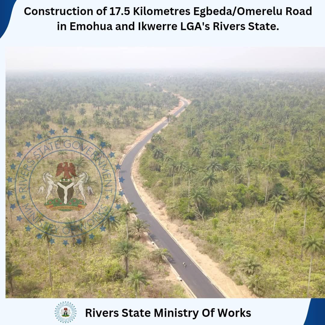 WORK-IN-PROGRESS:

Ongoing Construction of 17.5 Kilometres Egbeda/Omerelu Road in Ikwerre and Emohua Local Government Areas, Rivers State. 

3/02/2025

#MoW
#BuiltToLast 
#RiversFirst 
#SimIsWorking