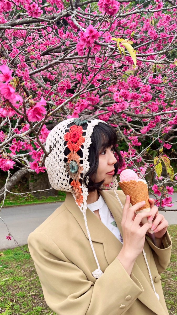 otone0419's tweet photo. ここ最近桜見に行ってきた
沖縄は桜早いのよ

コーデも春っぽい感じで見に行けた🌸
オシャレできる日は嬉しいんだよね https://t.co/FUlhShgDm1